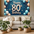 thumbnail image 4 of Colorful Design Happy Birthday Banner Decorative Balloons Party Backdrop for Birthday Party Milestone Celebration Event Decoration, 4 of 7