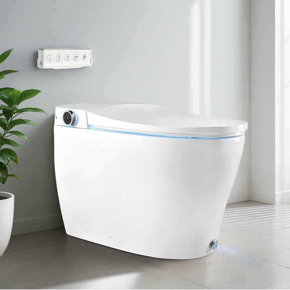 BidetMate 6000 Series Self-Cleaning Smart Toilet with Bidet, Night Light & Remote