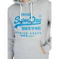 thumbnail image 4 of Superdry Neon Vintage Logo Graphic Pullover Hoodie, Grey, 4 of 5