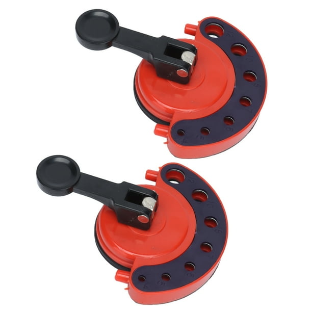 LYUMO Drill Bit Hole Saw Guide 2Pcs Hole Saw Guide Adjustable Multifunctional Easy Operation Premium ABS Rubber Tile Glass Hole Saw Bit Guide