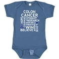 thumbnail image 3 of Inktastic Colon Cancer Awareness Ribbon Boys or Girls Baby Bodysuit, 3 of 5