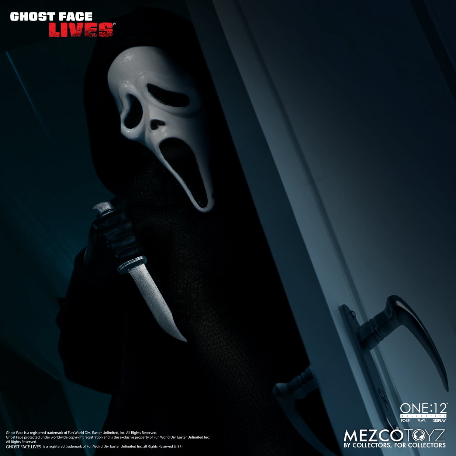 Scream Ghost Face Lives Action Figure One:12 Mezco Toys
