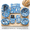 Blue, variant on Sourdough Tropicale Kit – 7 Piece Bread Baking Set with Banneton Covers, Mini Mitts & Hot Pad (PURPLE)