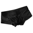 thumbnail image 2 of Sunvit-Panties Young Mens Trunk Underwear, Cotton Viscose Blend Stretchy Mid-Rise, Breathable Mesh Pouch Chafe-Free, Black, Size M, 2 of 3