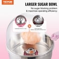 thumbnail image 2 of VEVOR Commercial Cotton Candy Machine Sugar Floss Maker 1000W with Cover Pink, 2 of 9