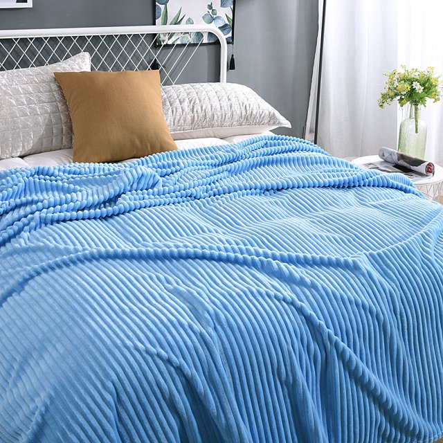 Manta de lana mágica gruesa, manta para la siesta, manta pequeña de franela de color sólido, manta de regalo de vellón coral