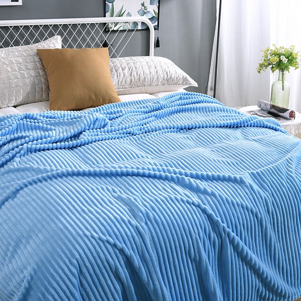 Manta de lana mágica gruesa, manta para la siesta, manta pequeña de franela de color sólido, manta de regalo de vellón coral