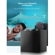 1.1 Cu Ft Mini Upright Freezer, Compact Countertop Freezer, 7-Level Thermostat, Quiet Operation, Reversible Door