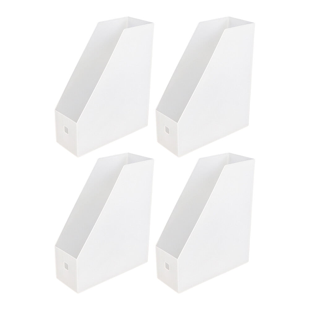8Pcs Magazine Holders Plastic Desk Organizers Desktop Storage Organizers