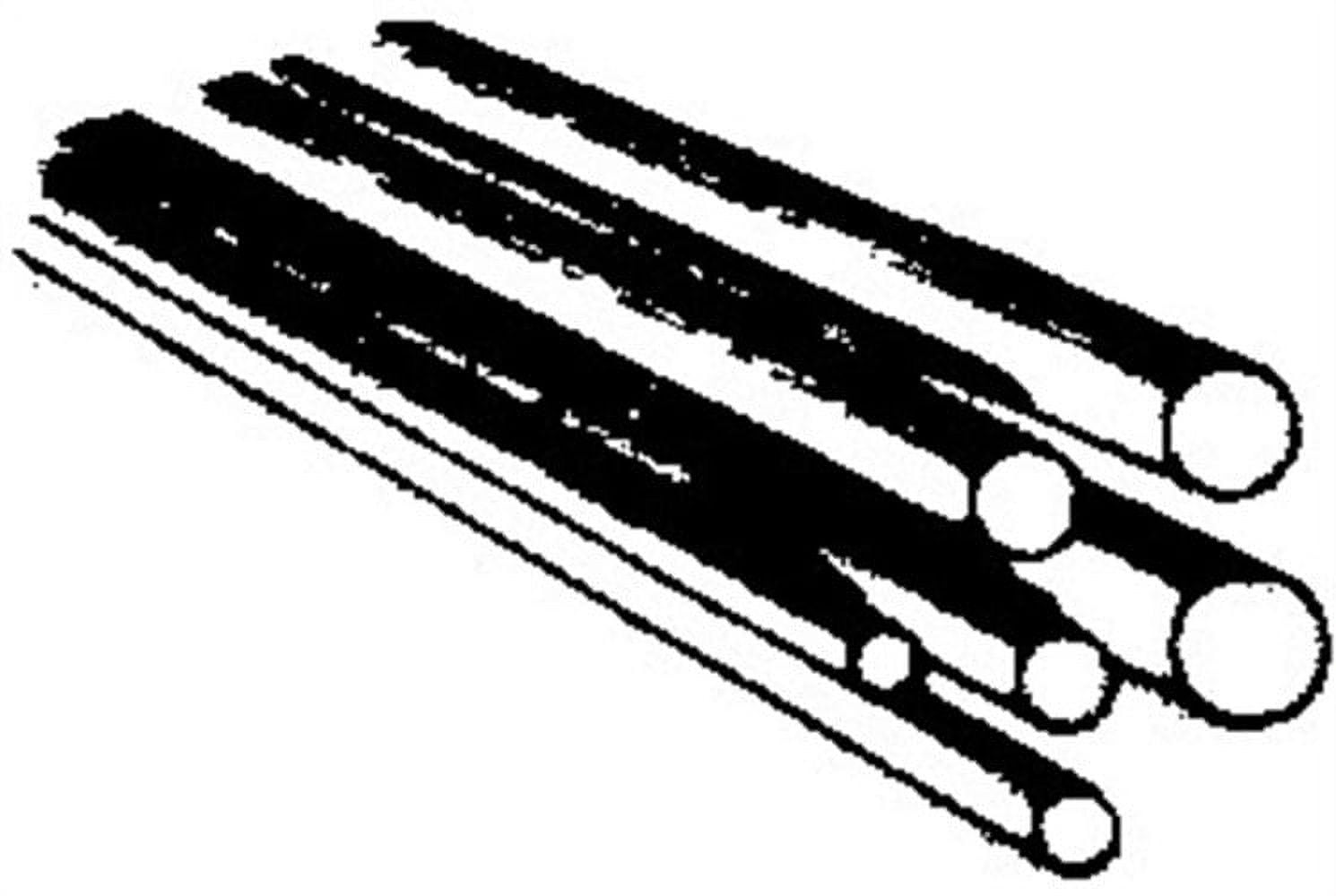 Hillman Round Steel Rod Zinc-Plated - 1/2 in x 36 in — Residential Use, Standard Application