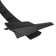 R style Rear Roof Cover Spoiler Wing Diffuser Fit for 16-21 HONDA CIVIC 10th Sedan