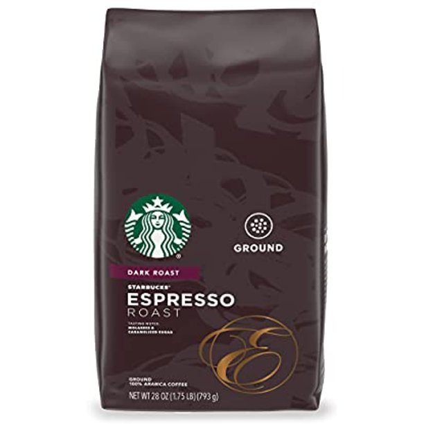 Starbucks Ground Coffee—Dark Roast Coffee—Espresso Roast—100 Arabica—1