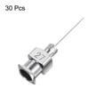 thumbnail image 3 of Uxcell 30pcs 27G agujas de acero inoxidable para dispensar, tubo de aguja de pegamento de 1/2" punta roma, 3 of 7
