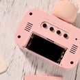 thumbnail image 5 of WIFKLSIIPG Digital Clock Temperature Display Large Screen Mini Size Electronic Date and Day Alarm Shape Desktop Clock Household Supplies(Pink), 5 of 5