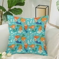 thumbnail image 2 of MKHERT Waves Of Water Foam Splashes Sea Pillow Covers Pillowcase Throw Pillows 18x18 inch, 2 of 2