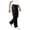 Black, variant on Teen Boy Girl Cargo Pant with Multi Pockets Twill Chino Uniform Pants Elastic Waist Outdoor Trousers for 4-15 Years Gray 170