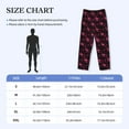 thumbnail image 4 of Lsque Vintage Psychedelic Print Men's Pajama Pants, Lounge Pant - Comfortable Home Wear,Elastic Waistband, Stylish Design-Large, 4 of 9