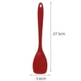 thumbnail image 6 of Deyuer Duck Tongue Shovel Food Grade Non-stick Cake Baking Tool Silicone Butter Cooking Spatula Salad Mixing Scraper Kitchen Supplies,Black, 6 of 8
