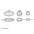 thumbnail image 3 of EeaseCA 9pcs/set Alto Tenor Soprano Saxophone Sax Shell Key Buttons Inlays Accessories (Light Yellow), 3 of 8