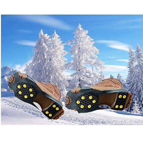 OuterStar Ice  Snow Grips Over Shoe/Boot Traction Cleat Rubber Spikes (Medium) - image 2 of 5