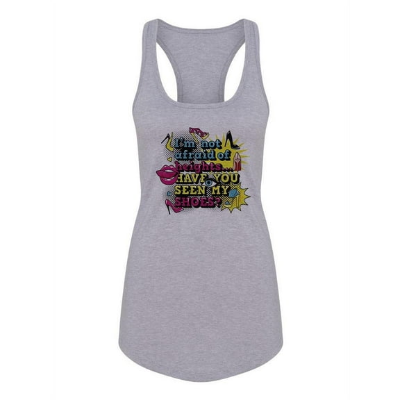 Have You Seen My Shoes? Racerback Tank Women -Image by Shutterstock, Female x-Small