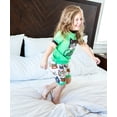 thumbnail image 4 of LazyOne Short-Sleeve Summer Pajama Sets for Girls and Boys, Unisex, Cattitude, 4 of 7