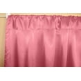 thumbnail image 2 of Shiny Satin Solid Single Curtain Panel Drapery 58 Inch Wide Coral, 2 of 2