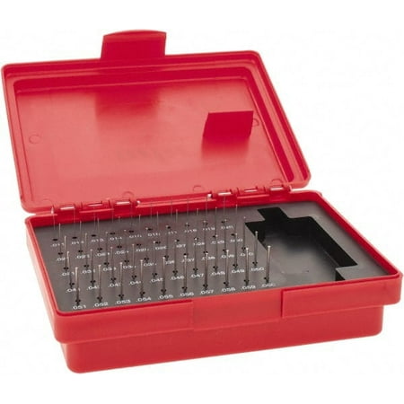 

Value Collection 50 Piece 0.011 to 0.06 Diameter Plug & Pin Gage Set Minus 0.0002 Tolerance Class ZZ