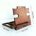 thumbnail image 3 of ​​Wooden Charging Station | Phone Holder & Storage Box | Multifunctional for Bedside & Desk | Easy Install Gift​​, 3 of 6