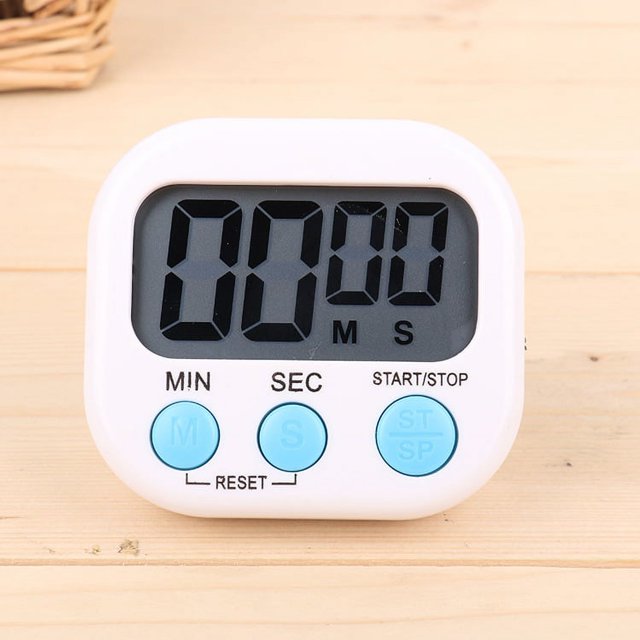 Temporizador multifunción para cocina, pantalla grande, recordatorio digital, temporizador electrónico de cuenta regresiva