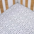 thumbnail image 2 of NoJo NoJo - XOXO - Crib Sheet, Black, White, Gold, 2 of 3