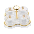 thumbnail image 3 of Dried Fruit Snack Serving Plate Divided Serving Dishes Storage Box PET Durable Material for Living Room Office Wedding, 3 of 9