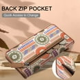 thumbnail image 2 of APHISON Aztec Ultra Slim Canvas Wallet for Women, RFID Blocking CardHolder, Bifold Long Wallet - 003, 2 of 6