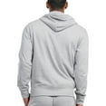 thumbnail image 3 of Men's Lightweight Fleece Pullover Hoodie (S, Heather Grey), 3 of 4