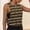 Brown, variant on Women's Loose Fit Crewneck Workout Tank Top, Large Armhole Sleeveless Gym Yoga Running Top