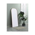 thumbnail image 3 of Metal Frame Arch Full Length Mirror 28x66 Inch in Brass, 3 of 8