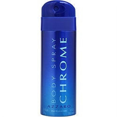 Azzaro Chrome Body Spray for Men, Fresh Citrus Body Spray, 1 oz