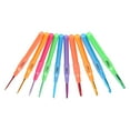 thumbnail image 4 of 10Pcs  Crochet Hooks Lastic Knitting  Kits Weaving Tools For DIY Socks Heats, 4 of 8