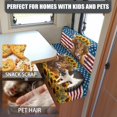thumbnail image 5 of XYZCANDO Cow Sunflower RV Dinette Cushion Covers American Flag RV Accessories Universal Furniture Covers Stretchable Couch Cushion Covers for Loveseat 1 Backrest Cover and 1 Bench Cover Blue, 5 of 7