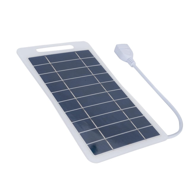 Panel Solar, Panel De Carga Solar Portátil Silicio Monocristalino Carga Rápida Alta Eficiencia De Conversión De Luz Para Senderismo