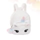 thumbnail image 3 of Adorable mochila para niños con diseño de unicornio, bolsa de almacenamiento creativa para el hombro (blanca), 3 of 6