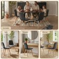thumbnail image 4 of Set de 4 Sillas Comedor Cómodas, Color Gris, 4 of 6