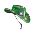 thumbnail image 3 of Sombrero de vaquero Fernando Día de San Patricio Verde, 3 of 8