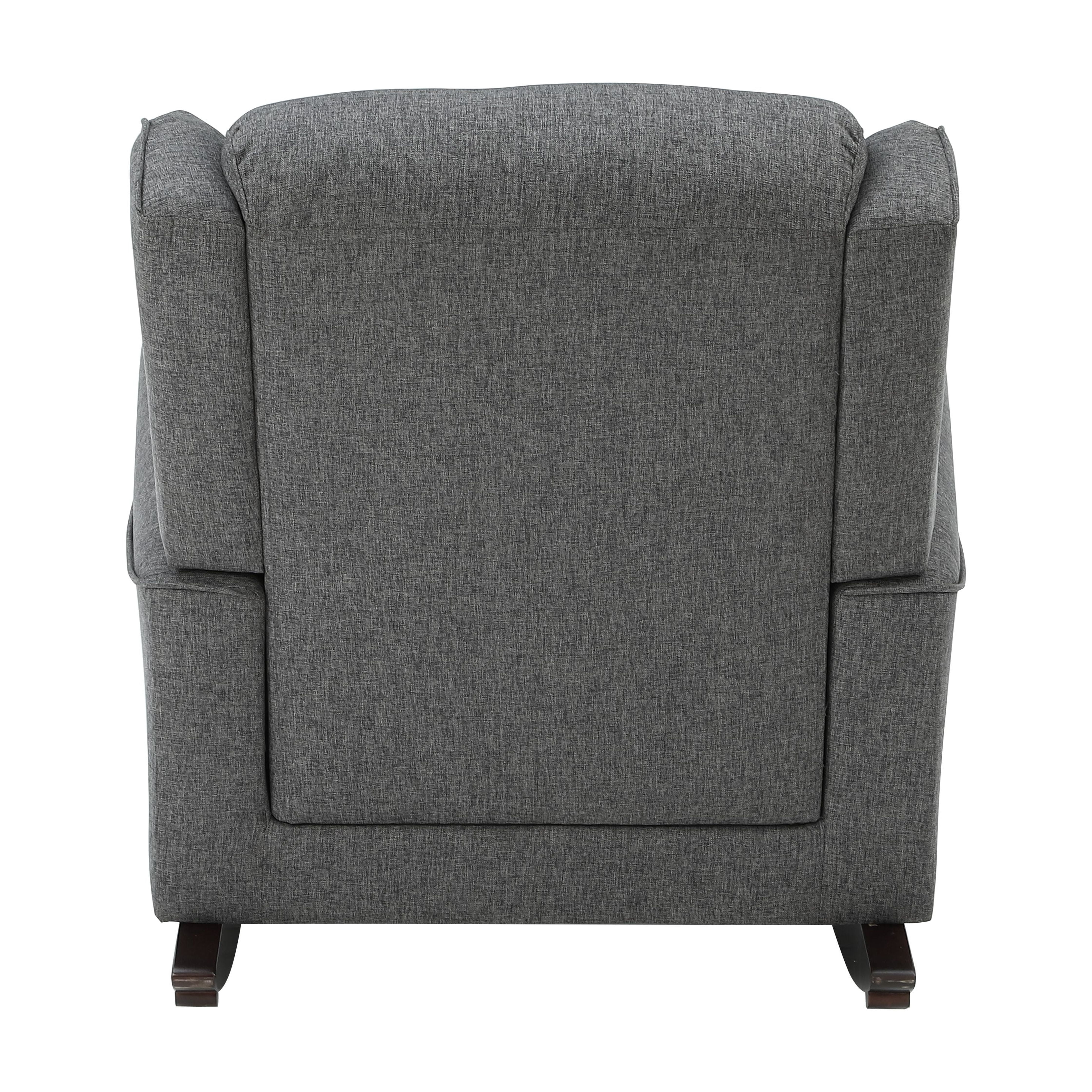 Newboti Furniture Grey Rocking Chair With Flared Arm 1545