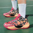 thumbnail image 3 of Bolognifi Fashion Men's Shoes Basketball Sports Training Sneakers Running Fans - RED_5.5, 3 of 6