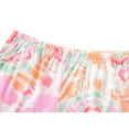 thumbnail image 5 of Beezizac Big Girls Tie Dye Red & Orange Swirl Pajamas Soft Spring Summer Short Sleeves Set Outfit Jammies Kid Size 10, 5 of 7