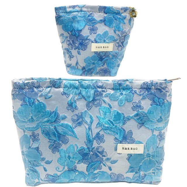 Set de bolsas de maquillaje getgto, organizador de artículos de tocador de viaje para mujer