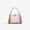 Beige, variant on Glossy Croc Print Mini Handbag, 2 Ways Hand Shoulder Crossbody Purse, Solid Black