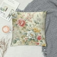 thumbnail image 2 of GOSMITH Floral Spring Pillow Covers Vintage Wild Flowers Decor Throw Pillows Outdoor Farmhouse Wildflower Plant Decorative Cushion for Couch Bed Sofa, 2 of 5