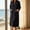 A1 Black, variant on Women Zip Up Robe Fleece Long Sleeves Soft Housecoat with Pocket,Winter Soft Cozy House Coat,Stand Collar Loungewear,Long Sleeve,Calf Length,Zipper Front Closure Long Bathrobes Nightgown Light Violet